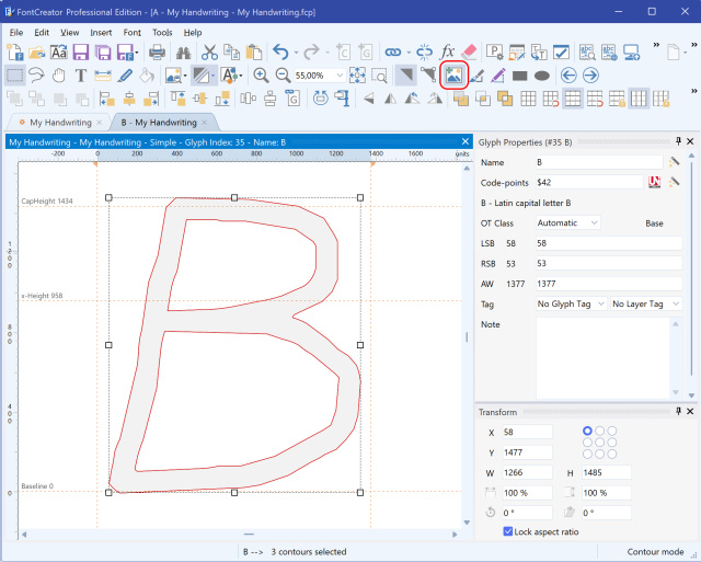 Import Image dialog